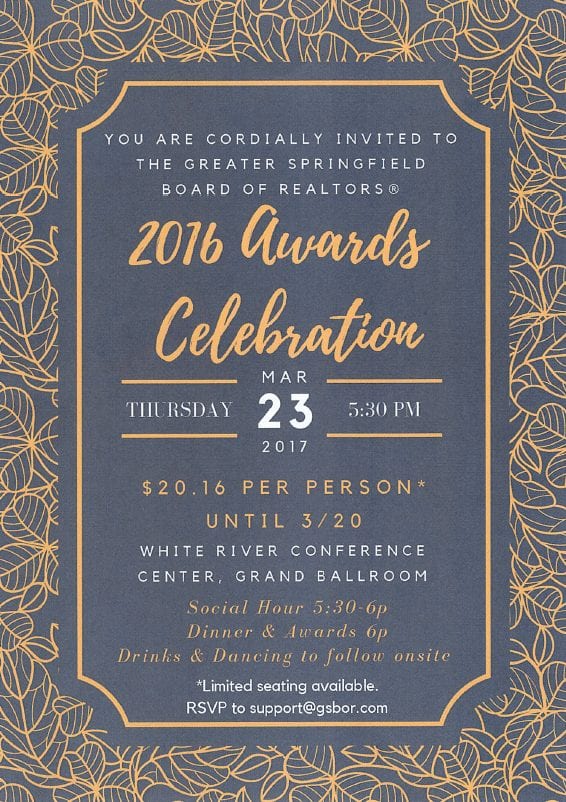 Awards Invite 2016